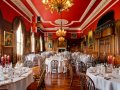 the hac   long room   round table dinner